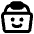 Shopping Basket Emoji Smile Icon from Core Remix Set