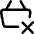 Shopping Basket Remove Icon from Core Line Set