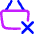 Shopping Basket Remove Icon from Flex Neon Set