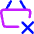 Shopping Basket Remove Icon from Core Neon Set