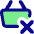 Shopping Basket Remove Icon from Core Pop Set