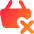 Shopping Basket Remove Icon from Core Gradient Set