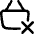 Shopping Basket Remove Icon from Flex Line Set