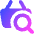 Shopping Basket Search Icon from Core Gradient Set
