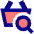 Shopping Basket Search Icon from Sharp Pop Set