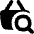 Shopping Basket Search Icon from Flex Solid Set