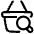 Shopping Basket Search Icon from Plump Line Set
