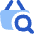 Shopping Basket Search Icon from Flex Flat Set