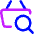 Shopping Basket Search Icon from Core Neon Set