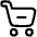 Shopping Cart Subtract Icon from Plump Line Set