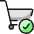 Shopping Cart Check Icon from Ultimate Colors Set