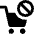 Shopping Cart Restrict Icon from Nova Solid Set