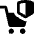 Shopping Cart Security Shield Icon from Nova Solid Set