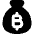 Bag Bitcoin icon - Free transparent PNG, SVG. No sign up needed.