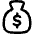 Bag Dollar icon - Free transparent PNG, SVG. No sign up needed.