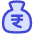 Bag Rupee icon - Free transparent PNG, SVG. No sign up needed.