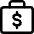 Briefcase Dollar Icon from Core Line Set