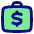 Briefcase Dollar Icon from Plump Pop Set | Free Download as SVG Vector and Transparent PNG | Streamline icons