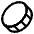 Coin Diagonal Icon from Plump Line Set