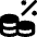 Coin Profit Percentage Icon from Core Remix Set
