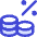 Coin Profit Percentage Icon from Core Duo Set