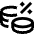 Coin Profit Percentage Icon from Sharp Line Set