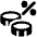 Coin Profit Percentage Icon from Plump Solid Set