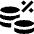 Coin Profit Percentage Icon from Sharp Solid Set