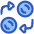 Coin Swap Money Currency Exchange Icon from Plump Duo Set