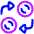 Coin Swap Money Currency Exchange Icon from Plump Neon Set