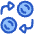 Coin Swap Money Currency Exchange Icon from Plump Duo Set
