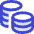 Coins Stack Icon from Sharp Duo Set