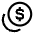 Dollar Coin 1 icon - Free transparent PNG, SVG. No sign up needed.