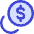 Dollar Coin 1 Icon from Core Duo Set | Free Download as SVG Vector and Transparent PNG | Streamline icons