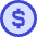 Dollar Coin Icon from Sharp Duo Set