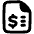 File Dollar Icon from Plump Remix Set