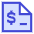 File Dollar icon - Free transparent PNG, SVG. No sign up needed.