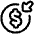 Income Money Icon from Plump Line Set