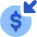 Income Money Icon from Core Flat Set