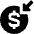 Income Money Icon from Sharp Solid Set