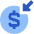 Income Money Icon from Sharp Flat Set
