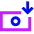 Money Incoming Profit Icon from Sharp Neon Set