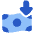 Money Incoming Profit Icon from Plump Flat Set