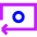 Money Refund Cashback Icon from Sharp Neon Set