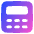 Calculator 1 Icon from Plump Gradient Set