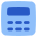 Calculator 1 Icon from Plump Flat Set