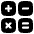 Calculator 2 Icon from Plump Solid Set