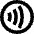 Contactless Payment Icon from Sharp Remix Set