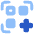 Qr Code Add Generate Icon from Plump Flat Set