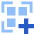 Qr Code Add Generate Icon from Sharp Flat Set